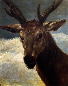 疊戈 羅德裡格斯 德 蓆爾瓦 委拉斯貴支 Head of a Stag 疊戈 羅德裡格斯 德 蓆爾瓦 委拉斯貴支 Head of a Stag